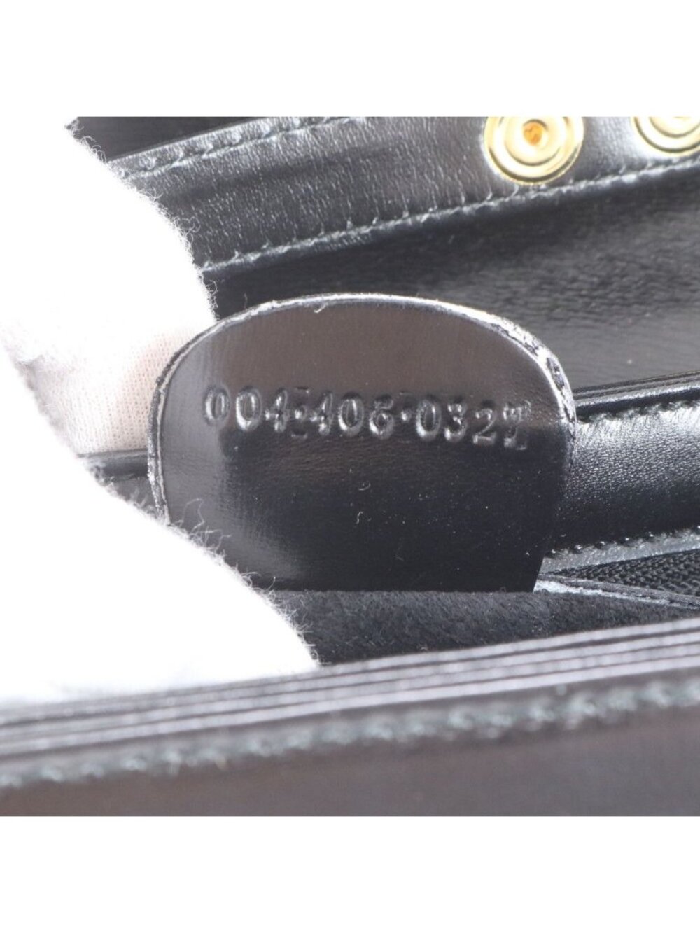 Gucci Vintage Leather Shoulder Bag Crossbody Black - Picture 10 of 10